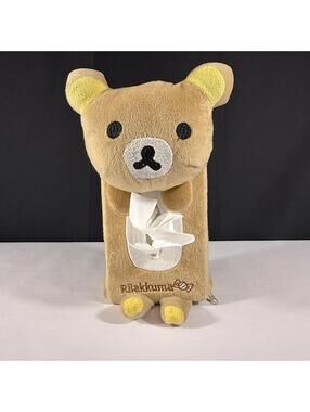 RILAKKUMA plush bear cute kawaii tissue box cover holder